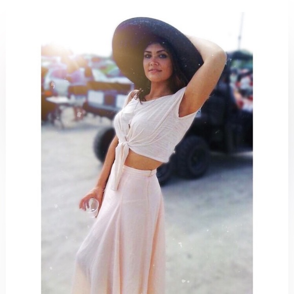 💕Aryn K. Ballerina Pink High-Waisted Maxi Skirt, size small, circa 2011💕 - Picture 5 of 16